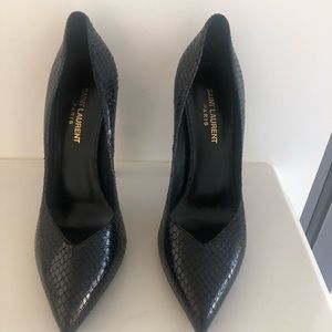 Yves Saint Laurent Black Stilettos
